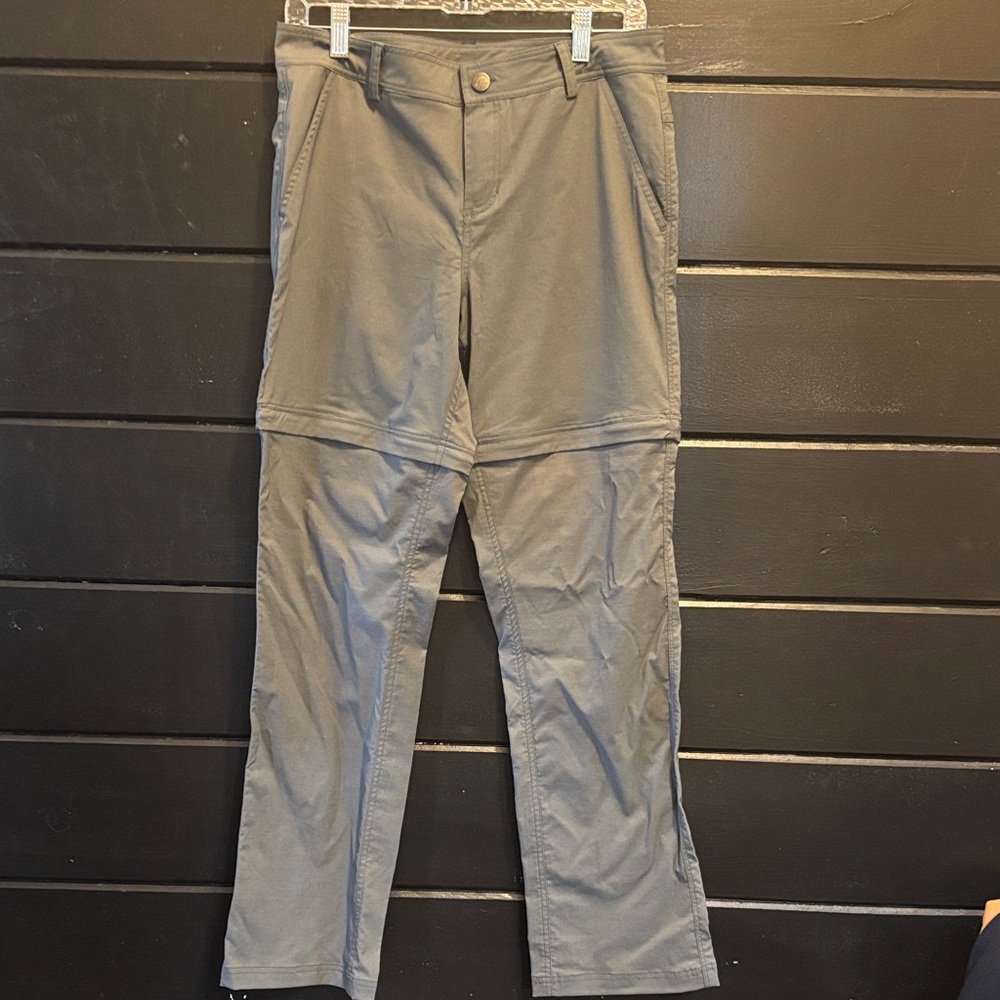 Women's Versatile Gray Cargo Pants